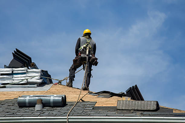 Professional Storm Damage Roof Repair technician working in Ardmore, PA